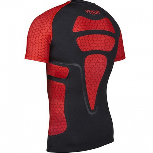 Rashguard Venum Absolute Short Sleeves Black Red photo