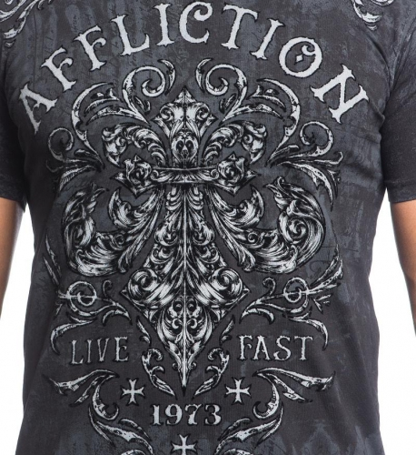 Affliction Dark Consequence Black T-shirt photo