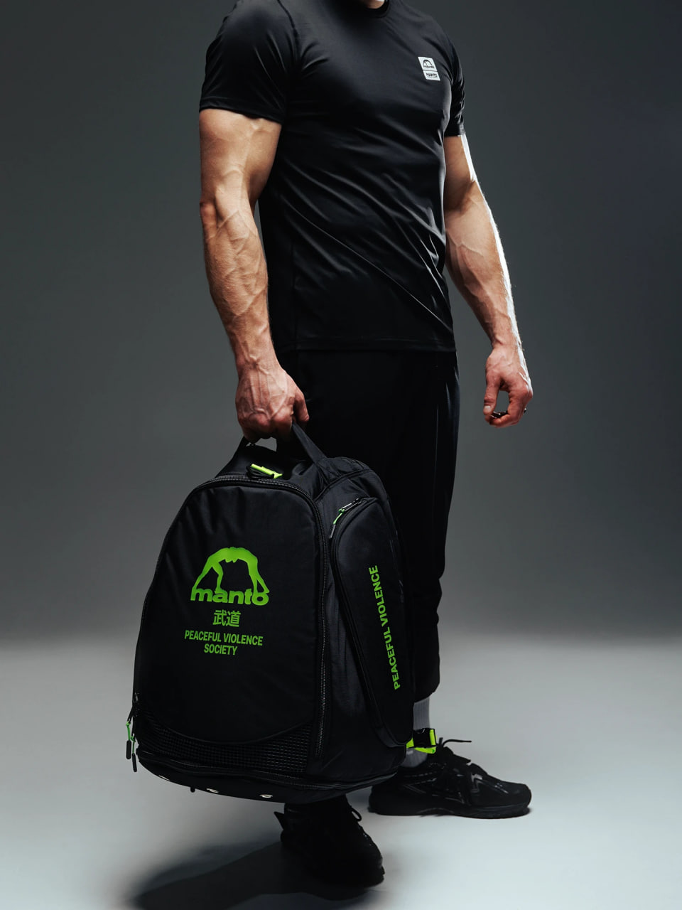 Transforming backpack MANTO XL Society Black size