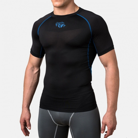 Компрессионная футболка Peresvit Air Motion Black Blue Short Sleeve, Фото № 2