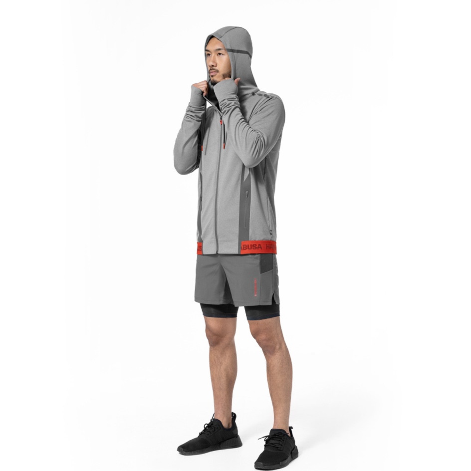 Худі Hayabusa Men’s Zip-Up Performance Hoodie Dark Grey оригінал