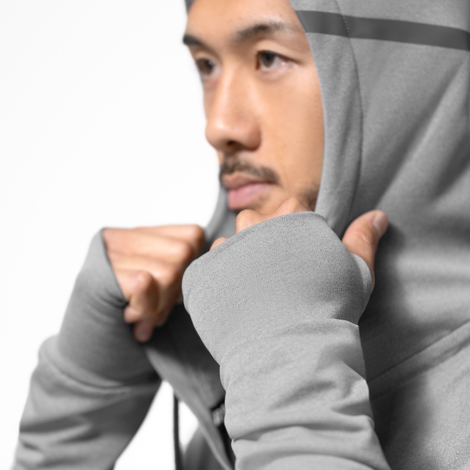 Худі Hayabusa Men’s Zip-Up Performance Hoodie Dark Grey фото