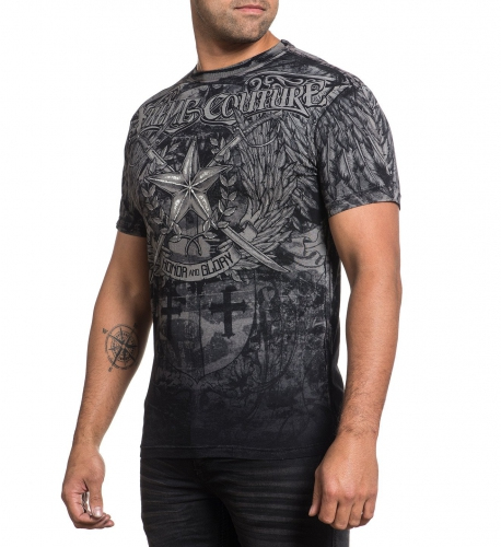 Футболка Xtreme Couture Mens Of Honor Black цена