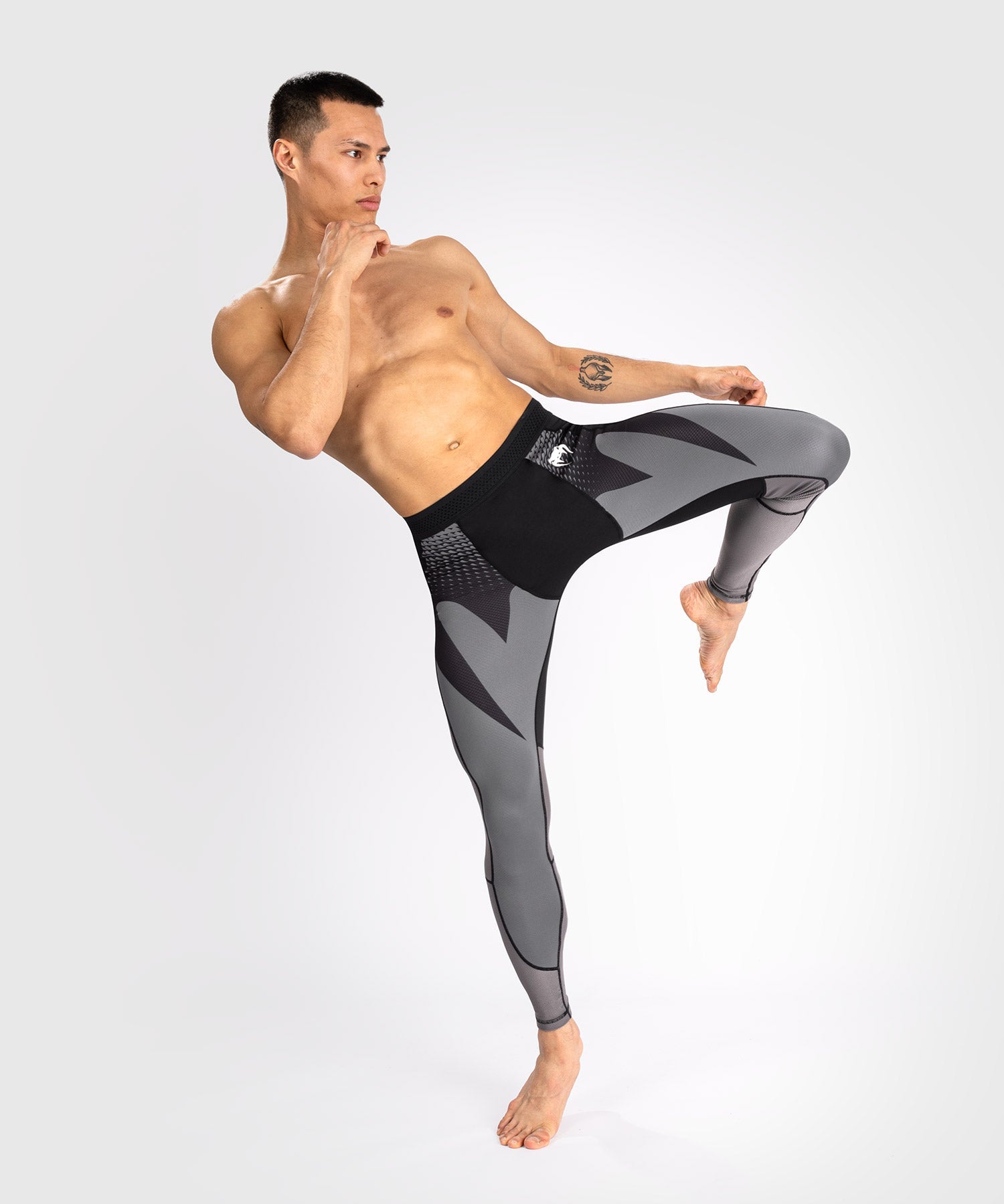 Venum Attack Mens Spats Black compression pants photo