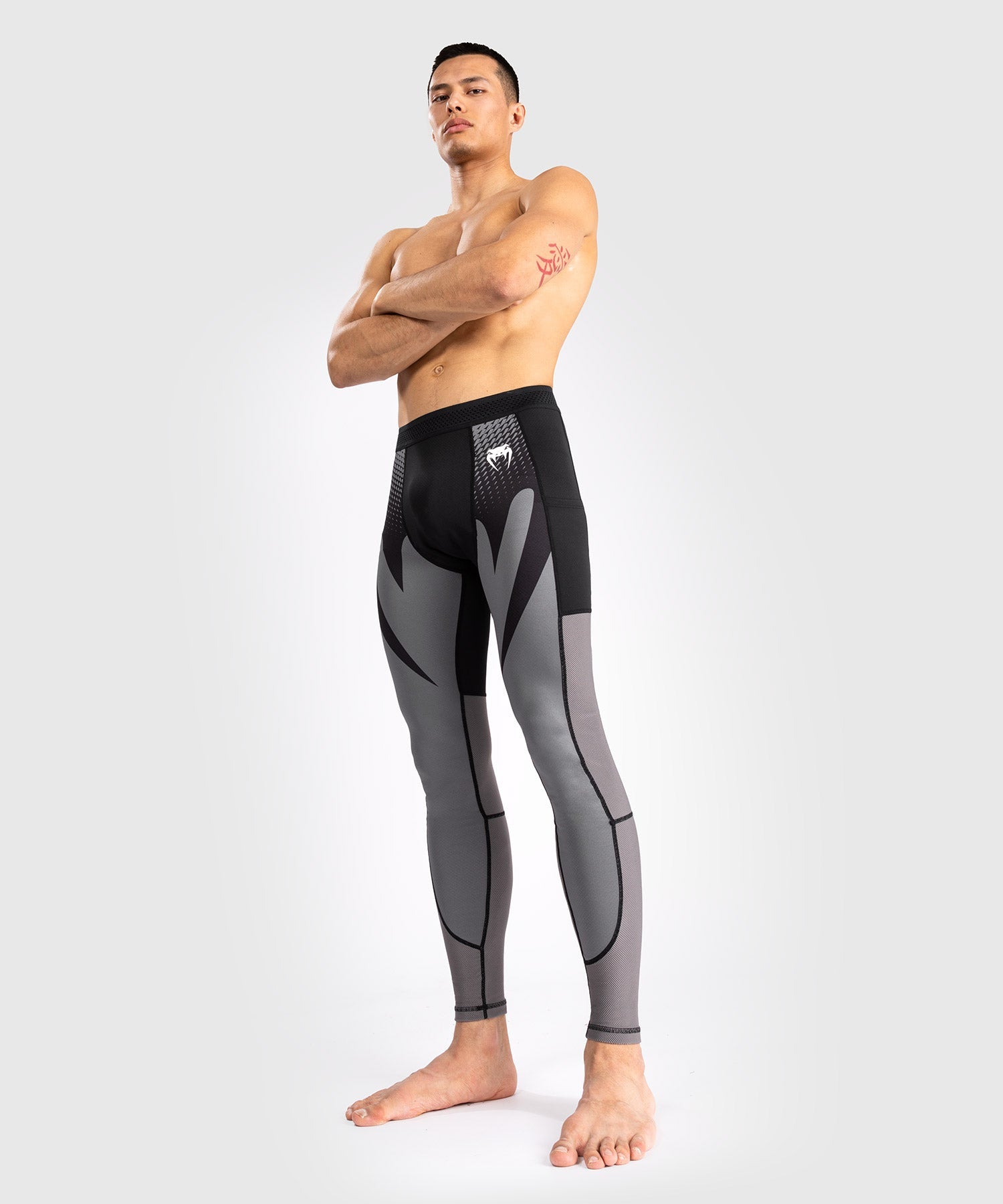 Venum Attack Mens Spats Black compression pants buy