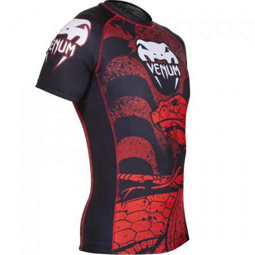 Venum Crimson Viper Rashguard Short Sleeves Black Red buy