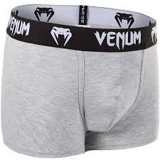 Трусы мужские Venum Elite Boxer Shorts Grey