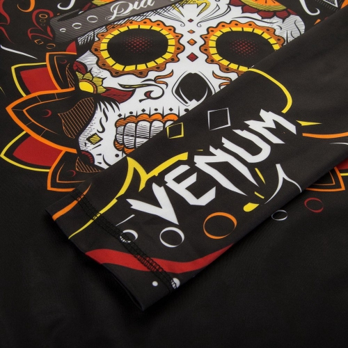 Рашгард Venum Santa Muerte 2.0 Rashguard Long Sleeves Black стоимость
