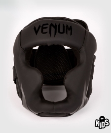 Боксерский шлем для детей Venum Challenger Kids Headgear Black Black