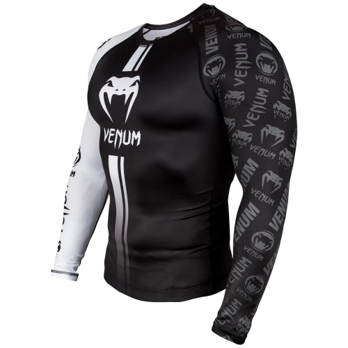 Рашгард Venum Logos Rashguards Long Sleeves Black ціна