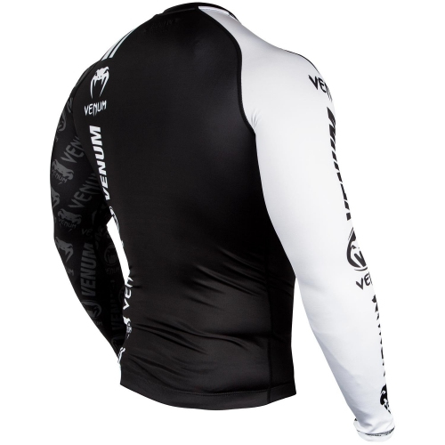 Рашгард Venum Logos Rashguards Long Sleeves Black фото