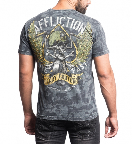 Футболка Affliction Black Ace Coutture T-Shirt купити