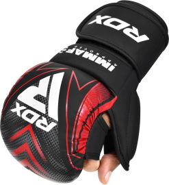 Перчатки для MMA RDX Shooter Grappling Gloves IMMAF-1 Red