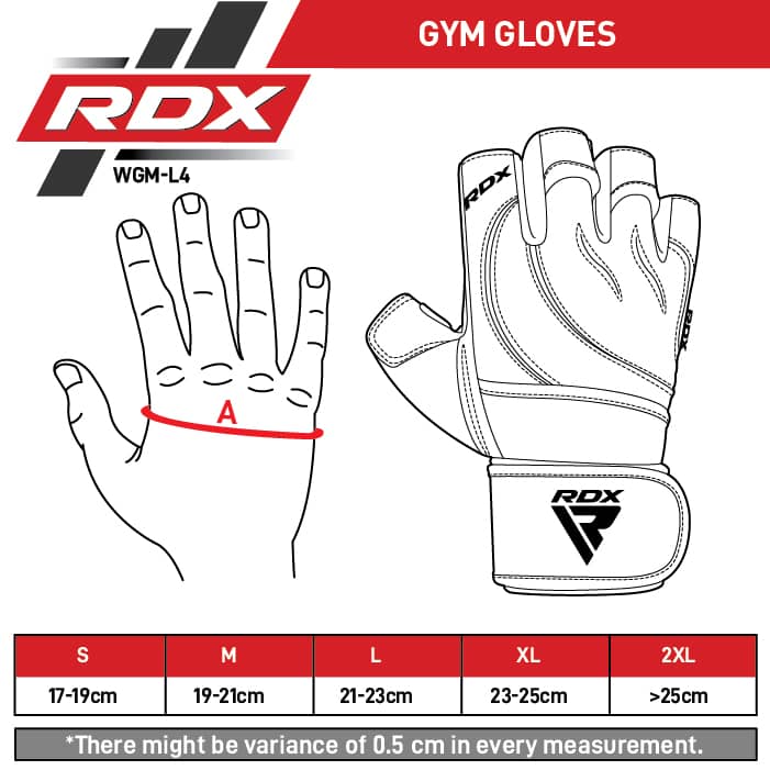Рукавички для спортзалу RDX L4 Open Finger Weightlifting Gym Gloves Grey розмір
