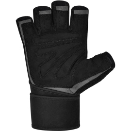 Рукавички для спортзалу RDX L4 Open Finger Weightlifting Gym Gloves Grey, Фото № 3