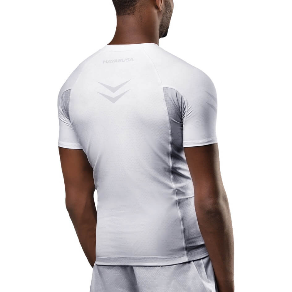 Hayabusa Arrow Ranked White short sleeve rashguard buy