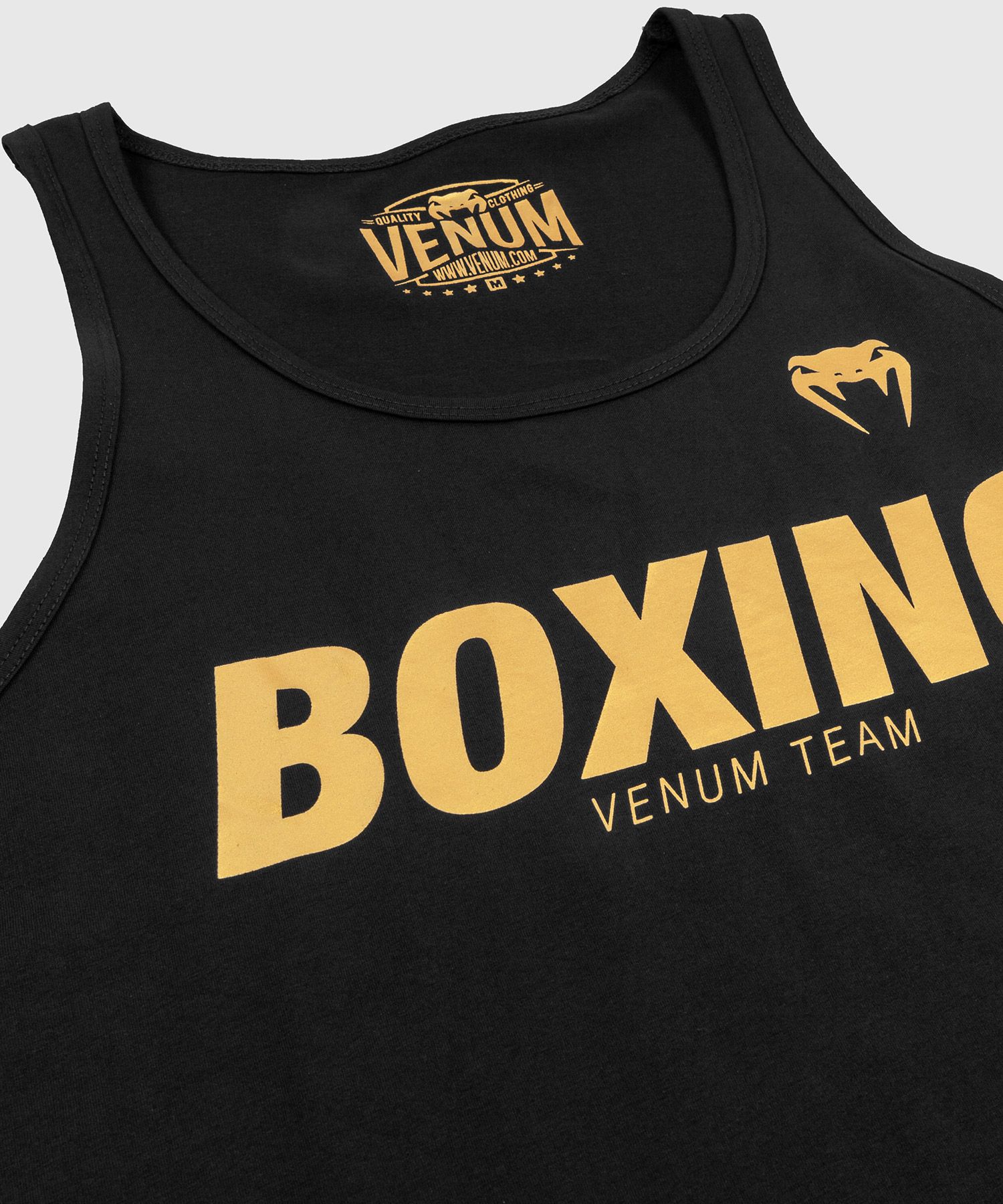 Майка Venum Boxing VT Tank Top Black Gold фото