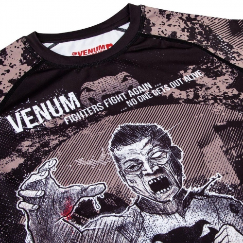 Venum Zombie Return Rashguard Long Sleeves Black size