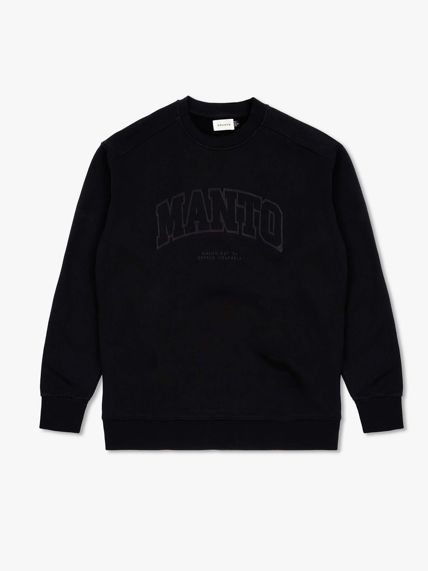 Свитшот MANTO Crewneck Varsity Black