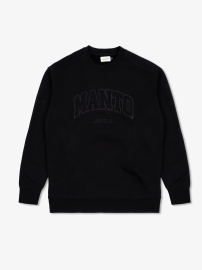 Sweatshirt MANTO Crewneck Varsity Black