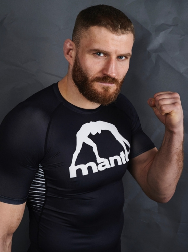 Рашгард MANTO Rashguard Logo Black White фото