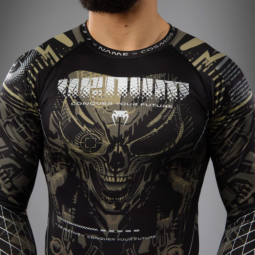 Рашгард Venum Invader Long Sleeve Rashguard Black Sand розмір