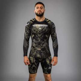 Рашгард Venum Invader Long Sleeve Rashguard Black Sand