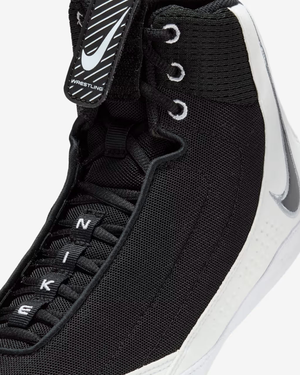 Борцовки Nike Inflict 4 Black White Wolf Grey где купить