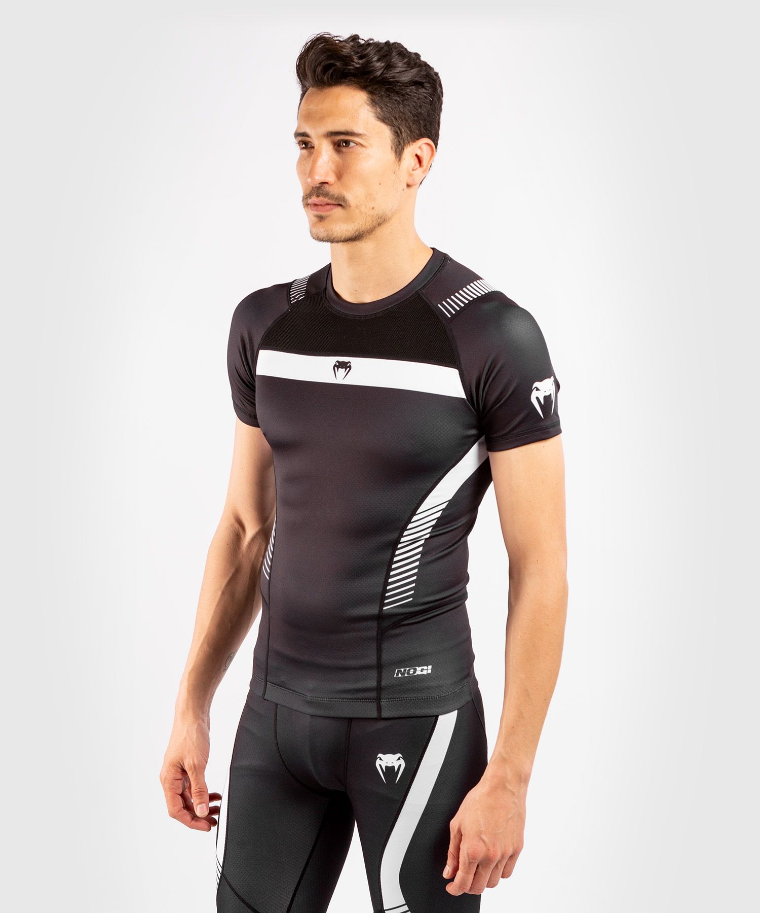 Venum Nogi 3.0 Short Sleeves Rashguard Black White price