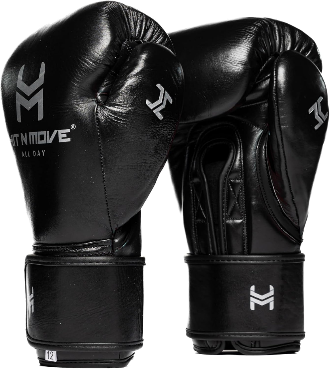 Боксерські рукавиці Hit N Move All Day Pro Gloves Hook and Loop Black