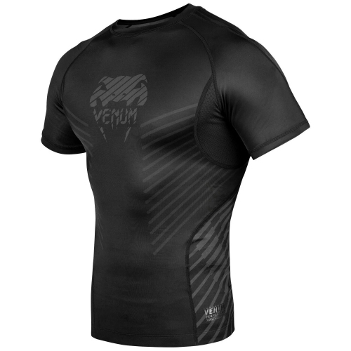 Venum Plasma Rashguard Short Sleeves Black Black buy