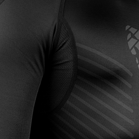 Рашгард Venum Plasma Rashguard Short Sleeves Black Black, Фото № 5
