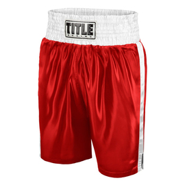 Шорты Title Classic Edge Satin Boxing Trunks Red