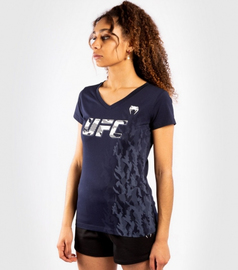 Женская футболка Venum Official UFC Fight Week Navy Blue, Фото № 3