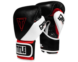 Боксерские перчатки Title GEL E-Series Training Gloves Black White