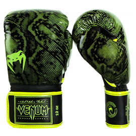 Боксерские перчатки Venum Fusion Boxing Gloves Neo Yellow Black