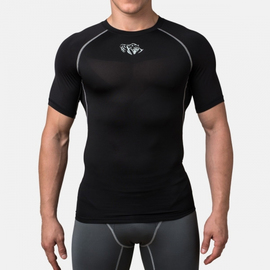 Компрессионная футболка Peresvit Air Motion Black Grey Short Sleeve, Фото № 3