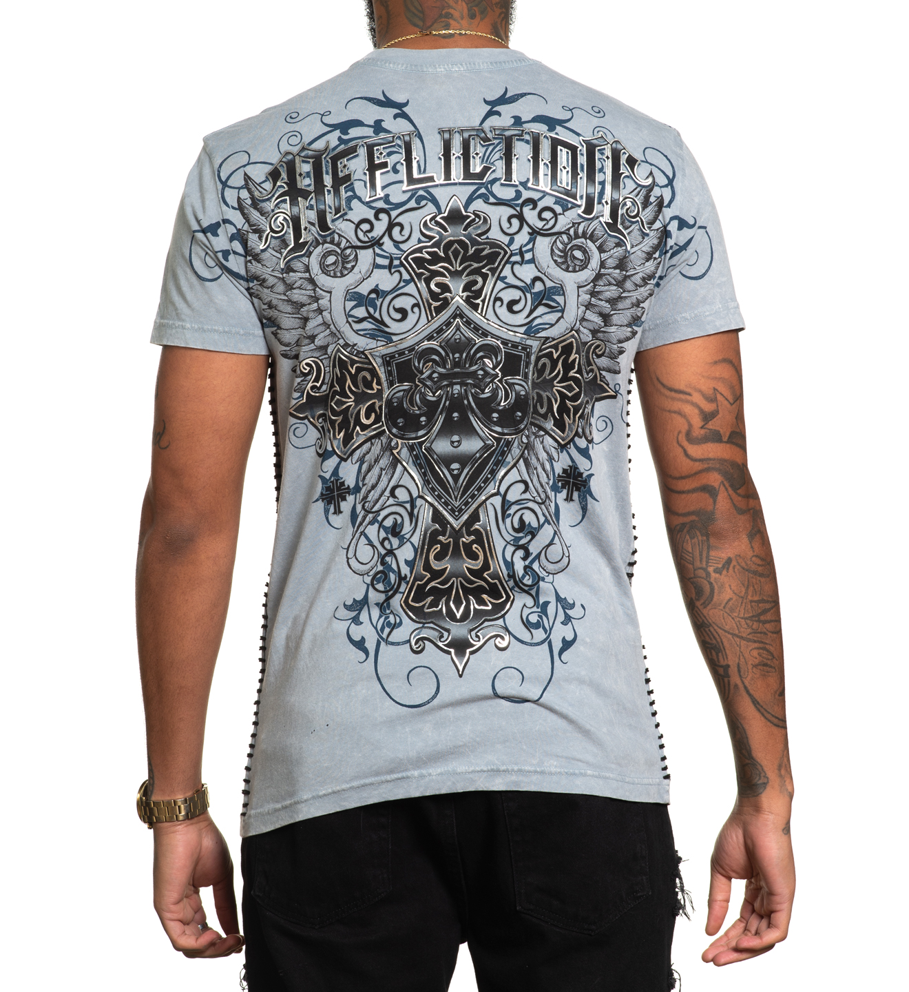 Affliction Lost World A26001 Shortsleeve Tee  buy