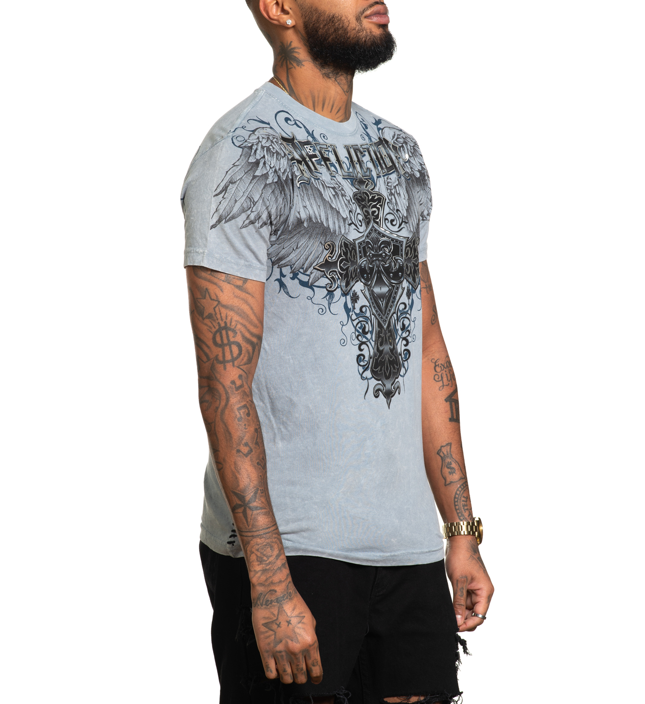 Affliction Lost World A26001 Shortsleeve Tee  price