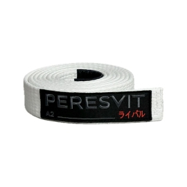 Пояс для кімоно Peresvit The Rising Sun Premium BJJ Belt White, Фото № 2