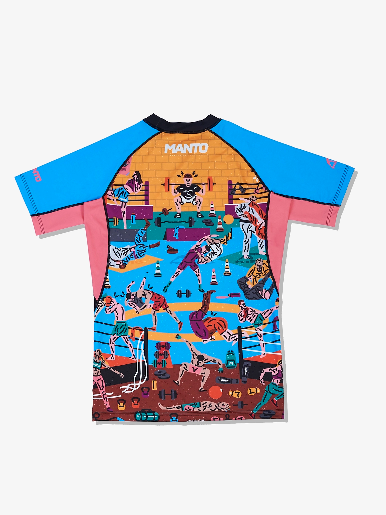 Рашгард MANTO Rashguard Shortsleeve Gym 2.0 купити