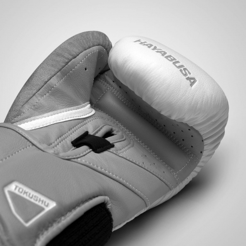 Hayabusa T3 Boxing Gloves White Grey photo