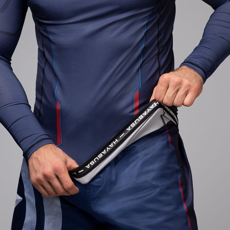 Hayabusa Captain America Long Sleeve Rashguard photo