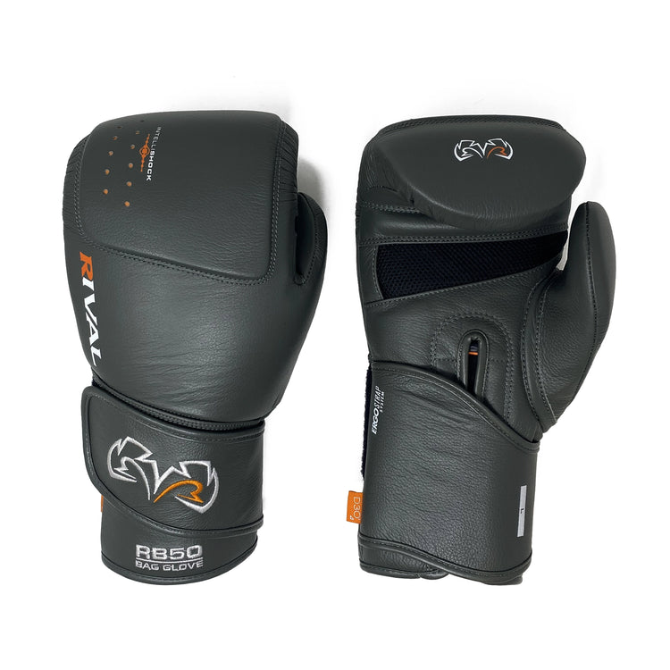 Снарядні рукавиці Rival RB50 Intelli-Shock Compact Bag Gloves Dark Grey ціна