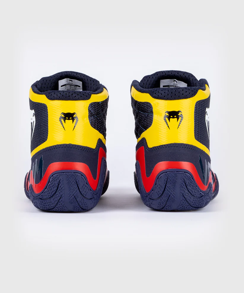 Борцовки Venum Elite Wrestling Shoes Blue Yellow размер