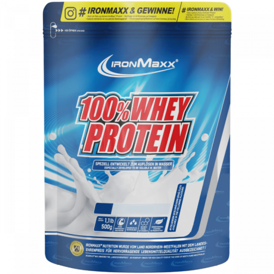 Протеин IronMaxx 100% Whey Protein - 500g Milk Chocolate