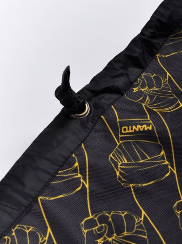 Backpack bag Manto Gym Sack Fists Black photo