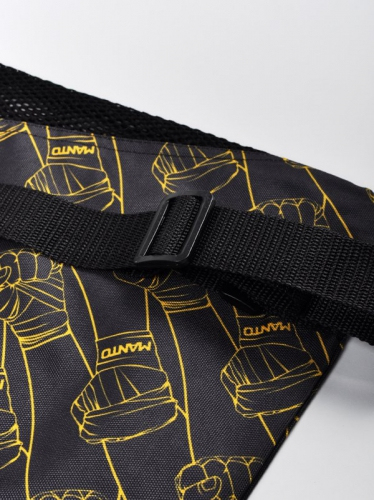 Backpack bag Manto Gym Sack Fists Black size