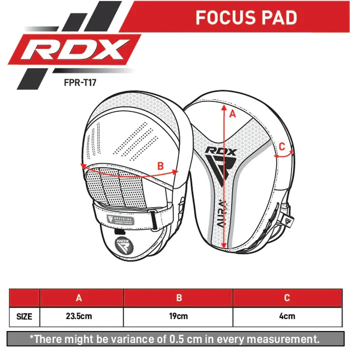 Лапи RDX Focus Pad Aura Plus T-17 Blue оригінал