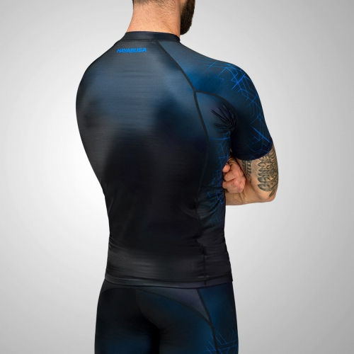 Hayabusa Geo Short Sleeve Rashguard Blue buy